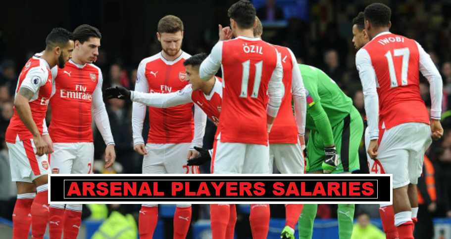 Arsenal players weekly wage 2017