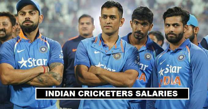 Indian cricketers Annual Earnings 2017-18