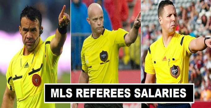 MLS referees per match Fees 2017
