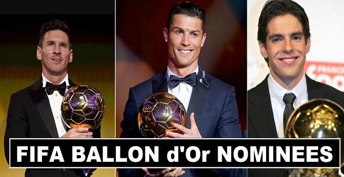 Ronaldo & Messi Nominated Ballon d'Or Award 2017