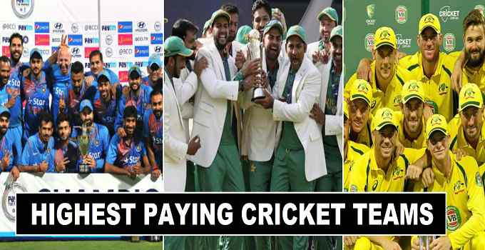 2017 Highest Salary Paying Cricket Teams in World 