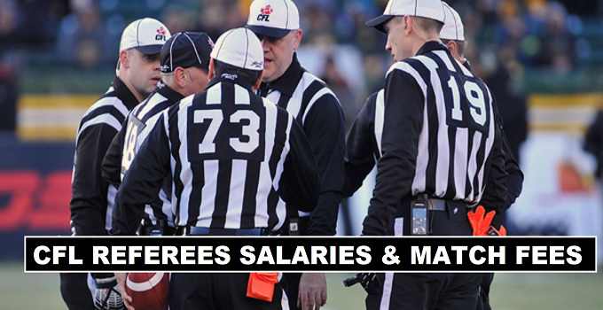 CFL Referees Salaries & Per Match Fees 2017