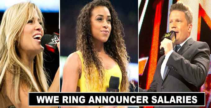 How much WWE Ring announcers salaries in 2018