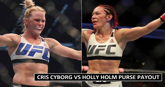 Cris Cyborg vs Holly Holm Purse 2018 Earnings