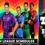 T20 Big Bash League 2017-18 Schedules