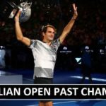 Australian Open Past Winners (1905-2018)