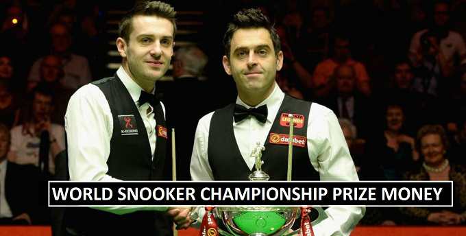 World Snooker Championship 2018 Prize Fund